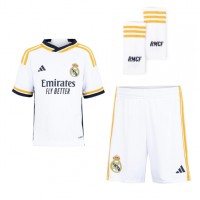 Real Madrid Antonio Rudiger #22 Hjemme Trøje Børn 2023-24 Kortærmet (+ Korte bukser)